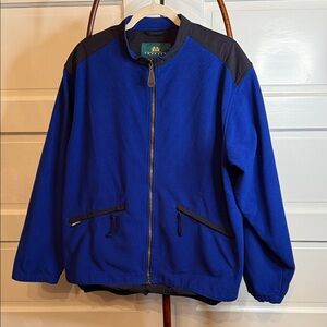 Tourney Gore-Tex Windstopper Fleece Jacket Men’s M Blue Full Zip Hiking Golf